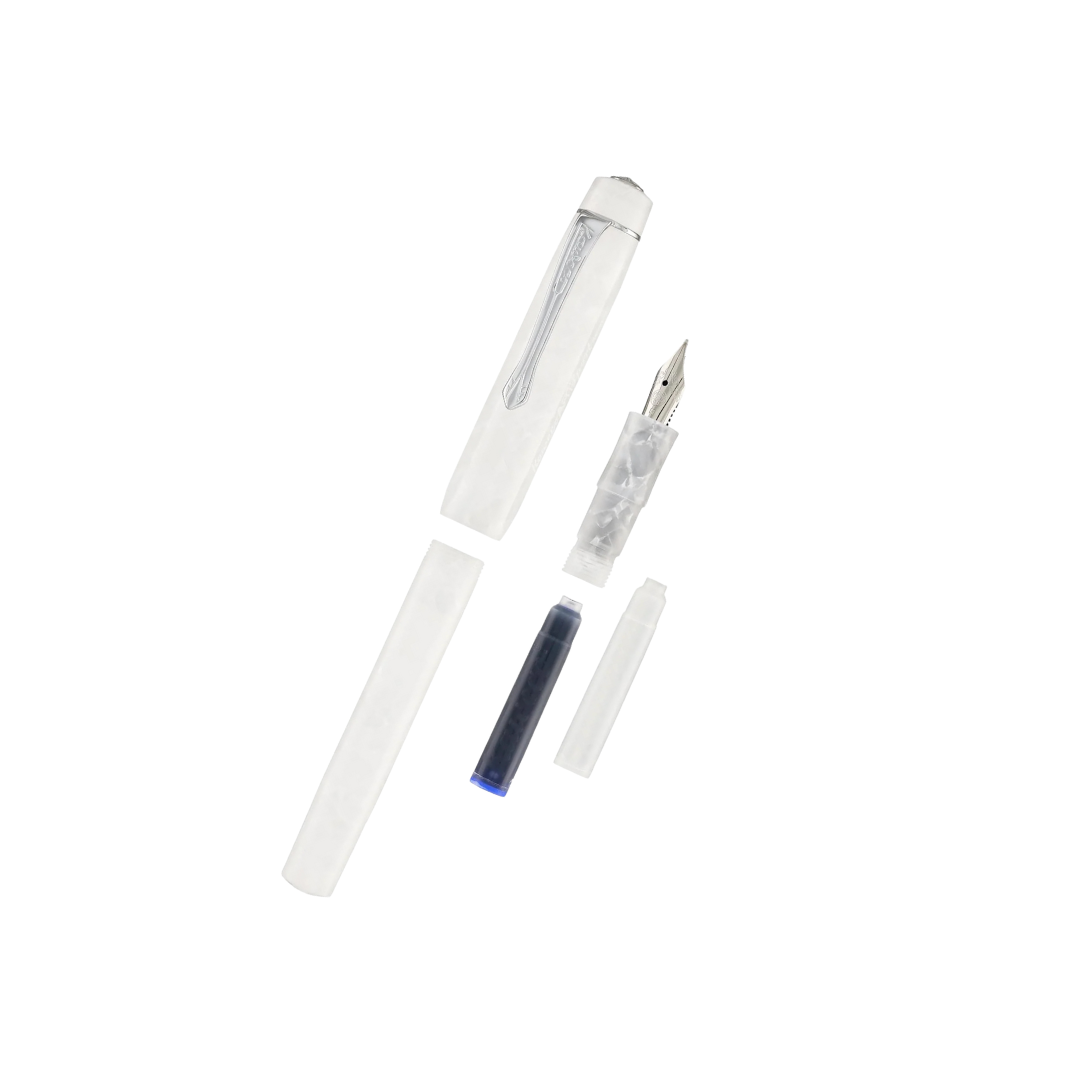 Kaweco Art Sport Fountain Pen - Mineral White — engraving example