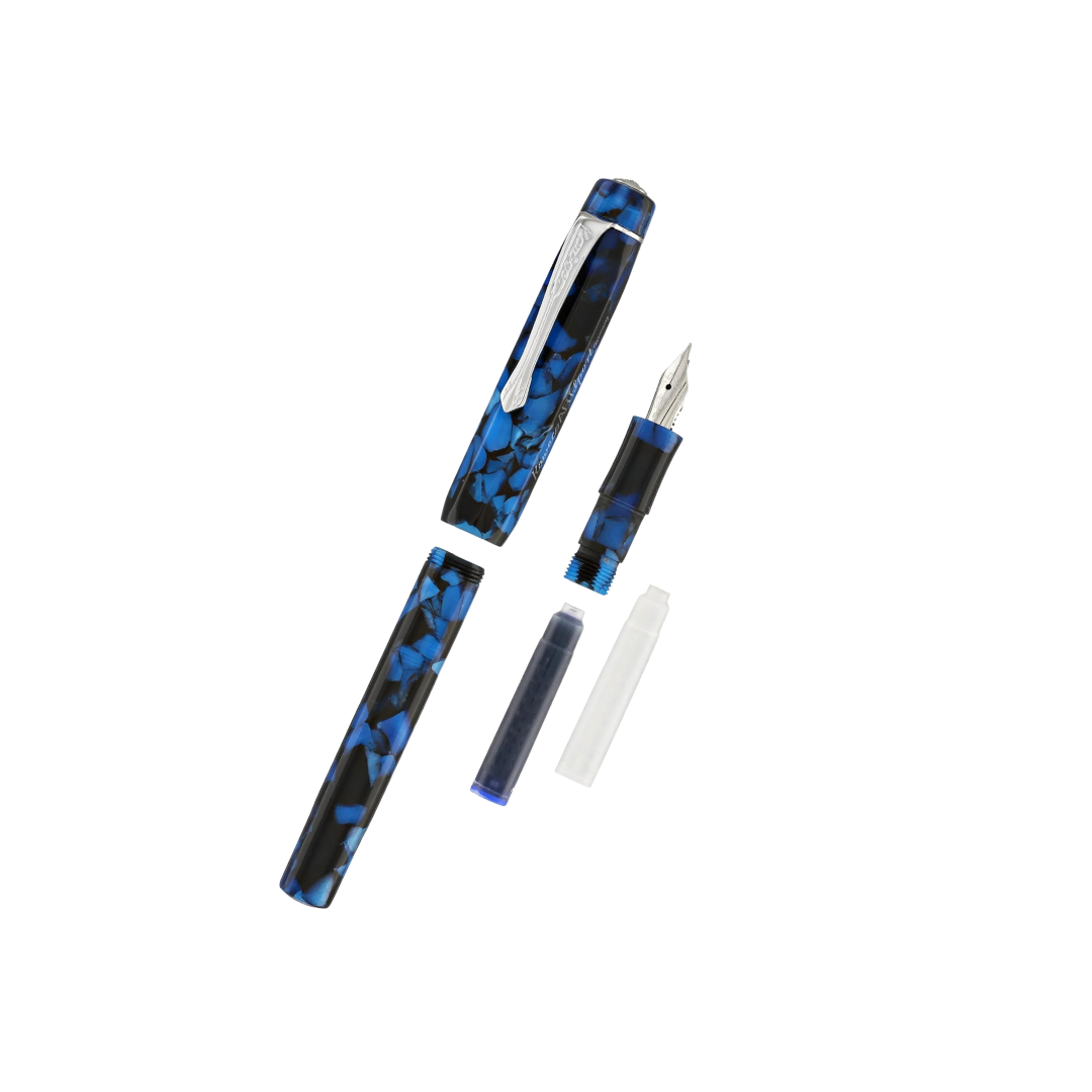 Kaweco Art Sport Fountain Pen - Pebble Blue — engraving example