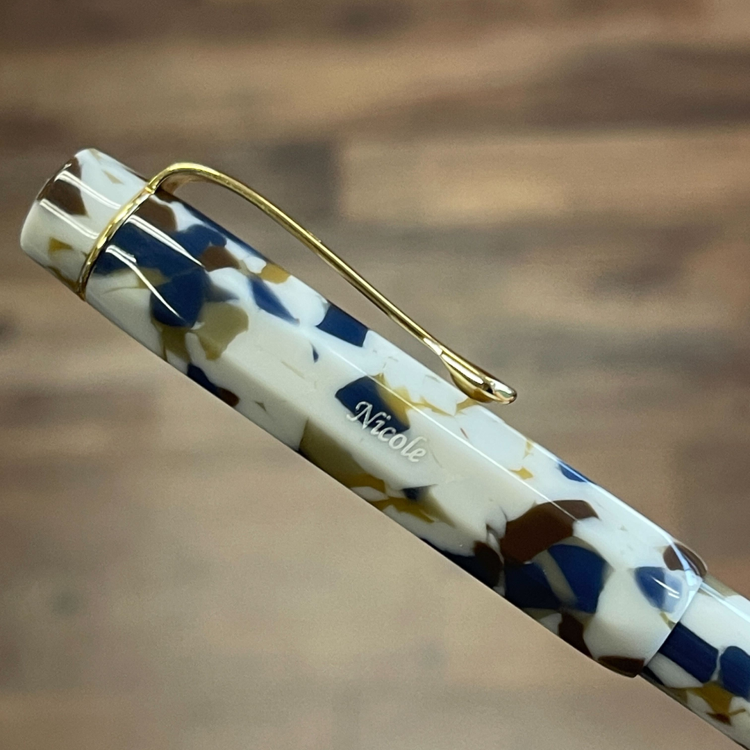 Kaweco Art Sport Fountain Pen - Terrazzo — flat lay