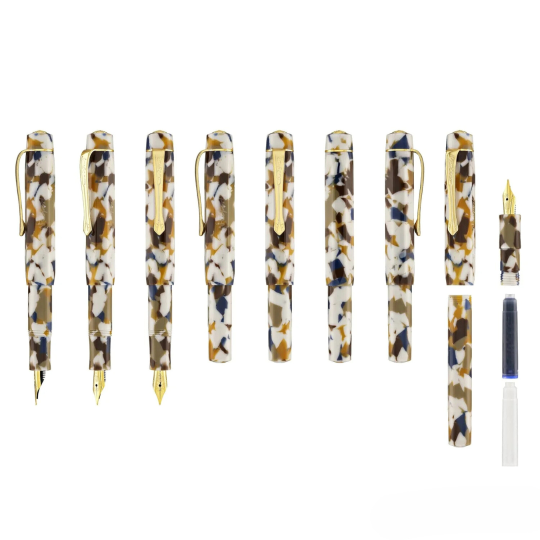 Kaweco Art Sport Fountain Pen - Terrazzo — flat lay
