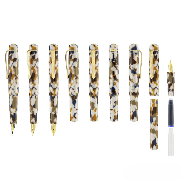 Kaweco Art Sport Fountain Pen - Terrazzo — flat lay