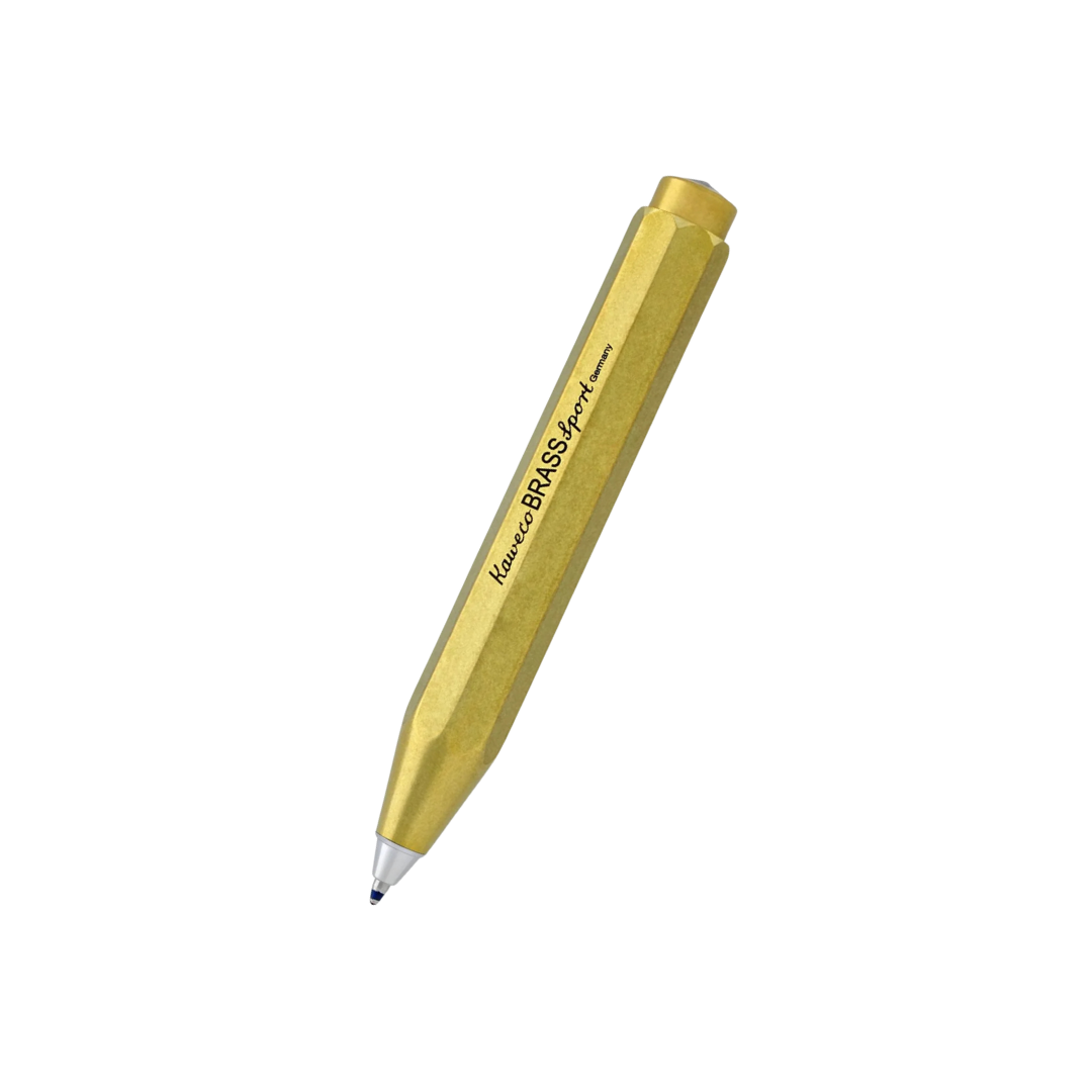 Kaweco Brass Sport Ballpoint Pen — Kaweco ballpoint pen — reliable smooth-writing everyday pen, at Cityluxe Singapore