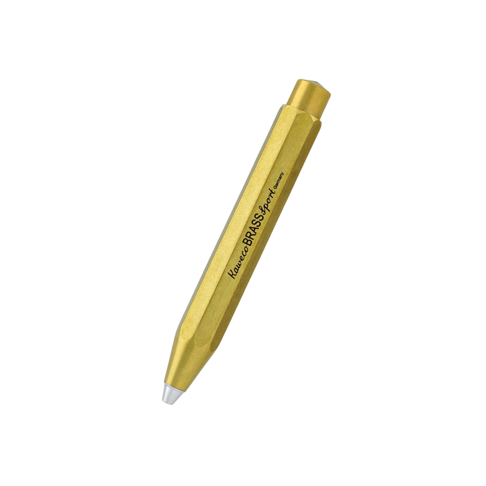 Kaweco Brass Sport Ballpoint Pen — Kaweco ballpoint pen — reliable smooth-writing everyday pen, at Cityluxe Singapore
