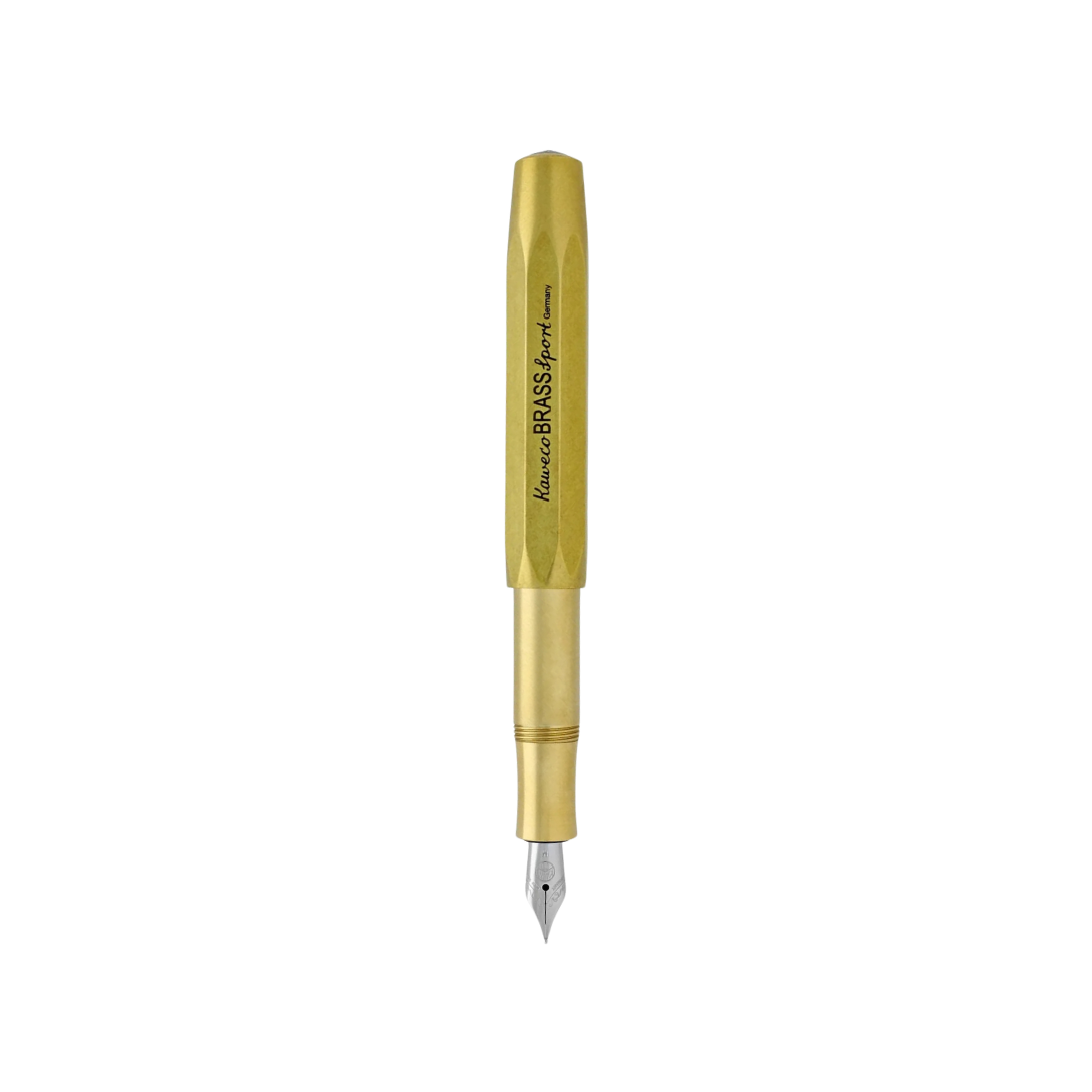 Kaweco Brass Sport Fountain Pen — Kaweco fountain pen — precision nib writing instrument, at Cityluxe Singapore stationery store