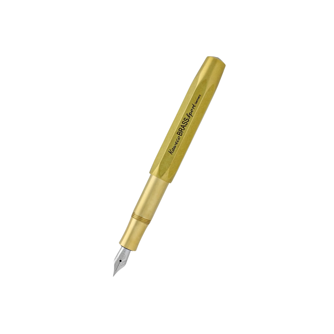 Kaweco Brass Sport Fountain Pen — Kaweco fountain pen — precision nib writing instrument, at Cityluxe Singapore stationery store
