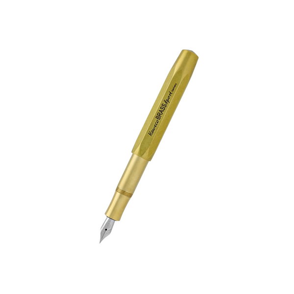 Kaweco Brass Sport Fountain Pen — Kaweco fountain pen — precision nib writing instrument, at Cityluxe Singapore stationery store