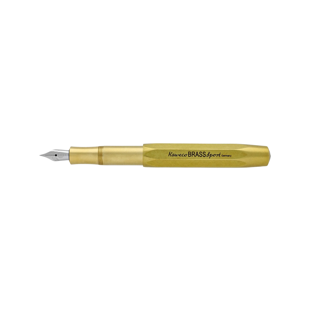 Kaweco Brass Sport Fountain Pen — Kaweco fountain pen — precision nib writing instrument, at Cityluxe Singapore stationery store