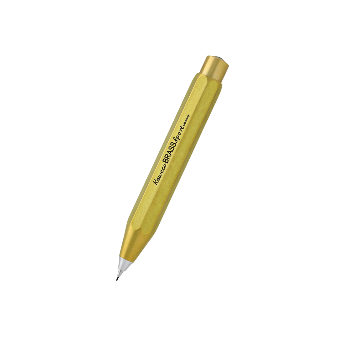Kaweco Brass Sport Mechanical Pencil — capped