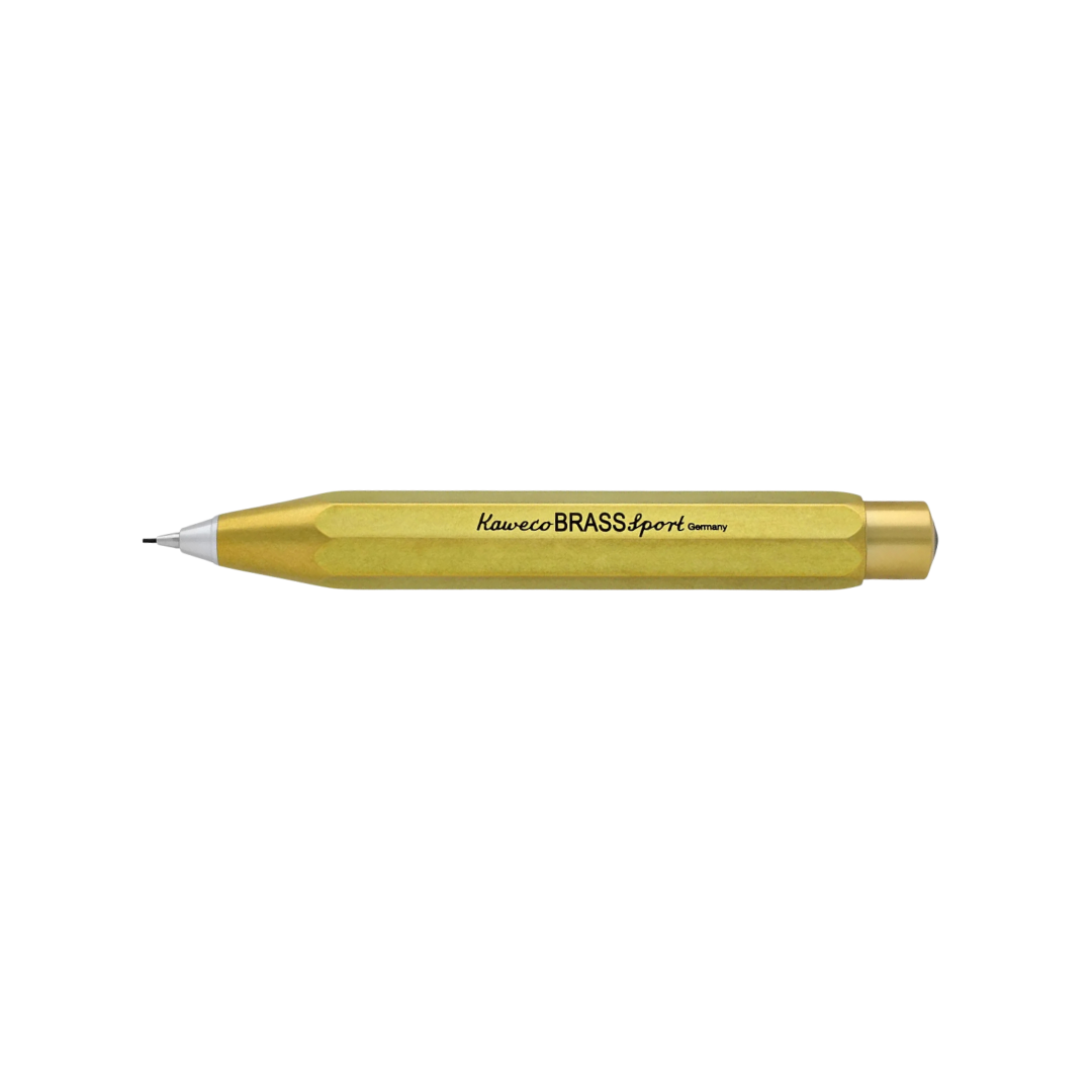 Kaweco Brass Sport Mechanical Pencil — with packaging