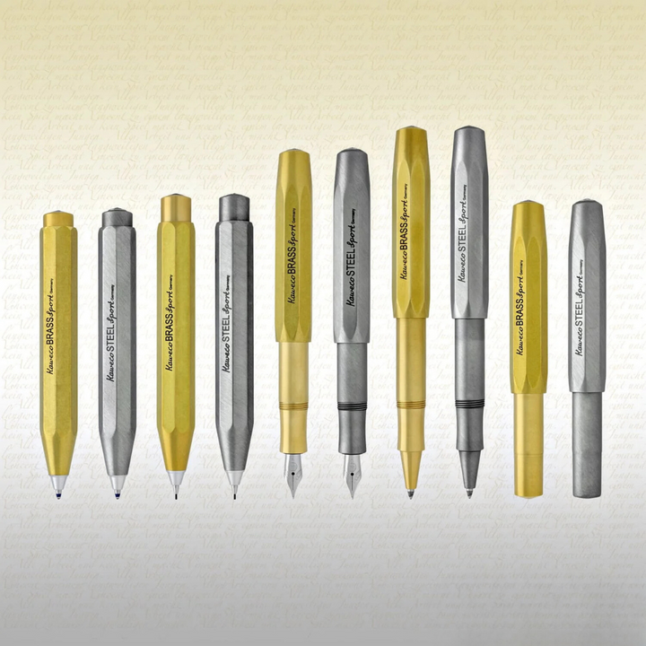 Kaweco Brass Sport Fountain Pen — Kaweco fountain pen — precision nib writing instrument, at Cityluxe Singapore stationery store