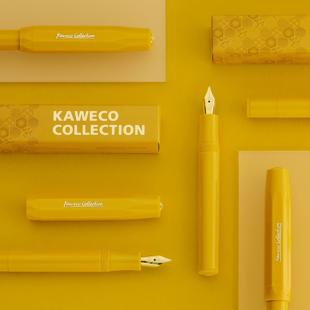 Kaweco COLLECTION Fountain Pen in Honey — Kaweco fountain pen — precision nib writing instrument, at Cityluxe Singapore stationery store