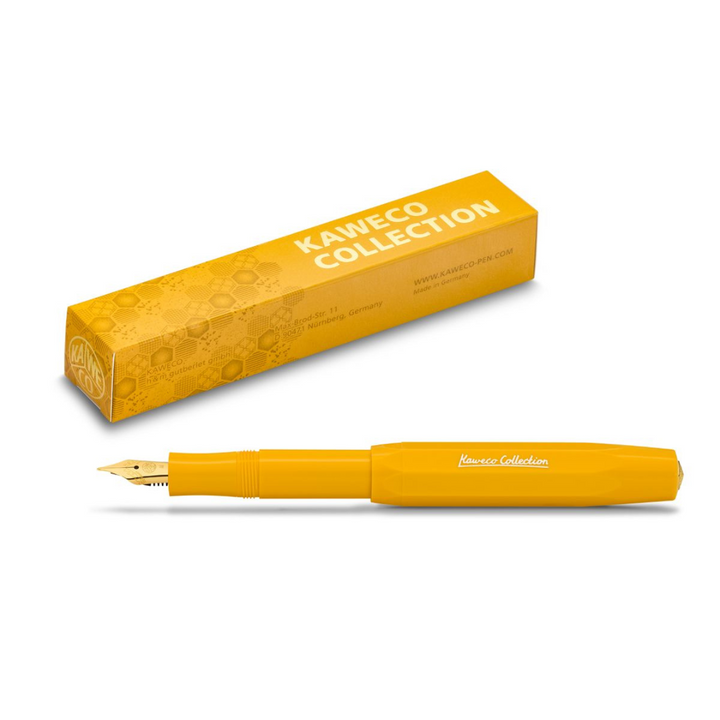 Kaweco COLLECTION Fountain Pen in Honey — Kaweco fountain pen — precision nib writing instrument, at Cityluxe Singapore stationery store