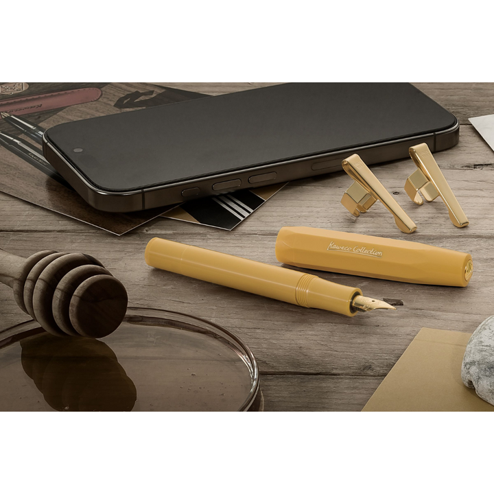 Kaweco COLLECTION Fountain Pen in Honey — Kaweco fountain pen — precision nib writing instrument, at Cityluxe Singapore stationery store