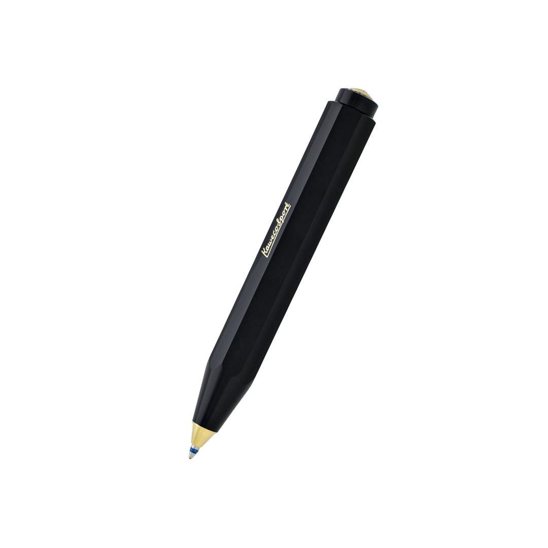 Kaweco Classic Sport Ballpoint Pen in Black — Kaweco ballpoint pen — reliable smooth-writing everyday pen, at Cityluxe Singapore