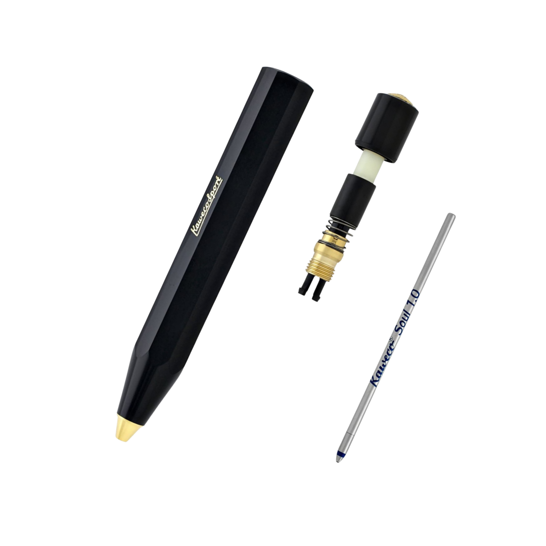Kaweco Classic Sport Ballpoint Pen in Black — Kaweco ballpoint pen — reliable smooth-writing everyday pen, at Cityluxe Singapore