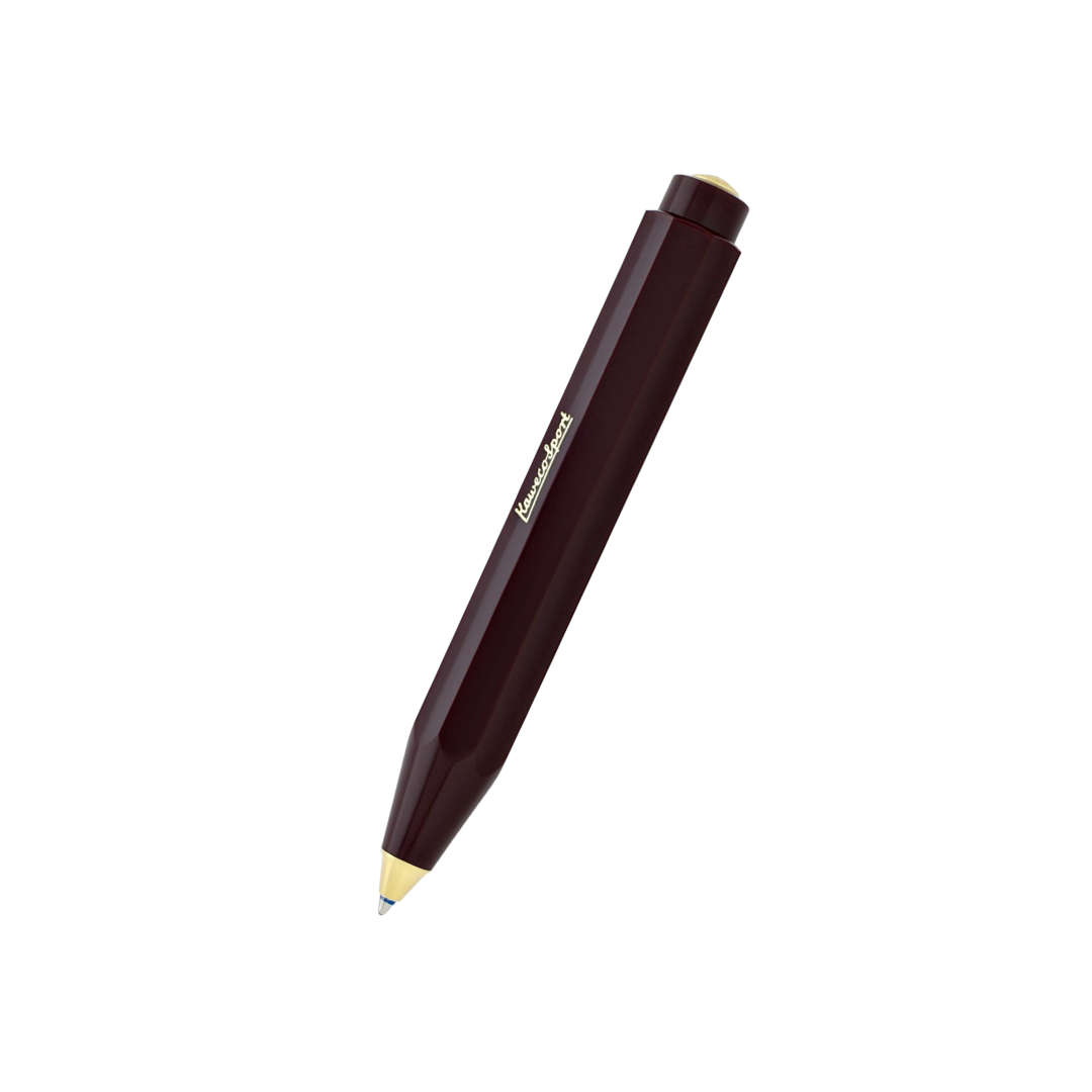 Kaweco Classic Sport Ballpoint Pen in Bordeaux — Kaweco ballpoint pen — reliable smooth-writing everyday pen, at Cityluxe Singapore
