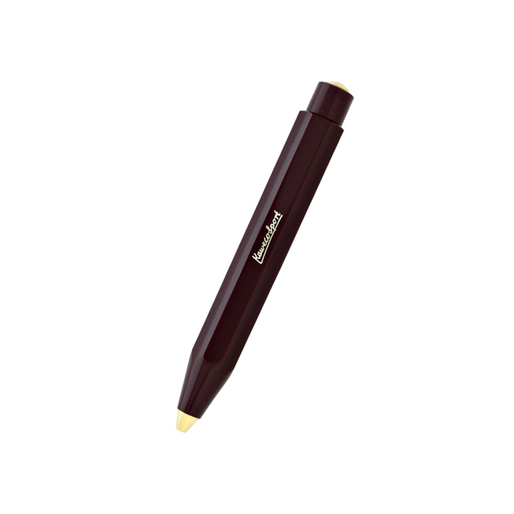 Kaweco Classic Sport Ballpoint Pen in Bordeaux — Kaweco ballpoint pen — reliable smooth-writing everyday pen, at Cityluxe Singapore