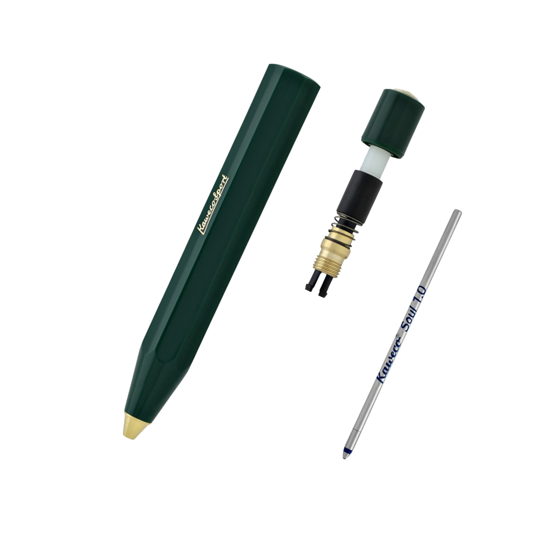 Kaweco Classic Sport Ballpoint Pen in Green — Kaweco ballpoint pen — reliable smooth-writing everyday pen, at Cityluxe Singapore