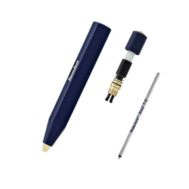 Kaweco Classic Sport Ballpoint Pen in Navy — Kaweco ballpoint pen — reliable smooth-writing everyday pen, at Cityluxe Singapore