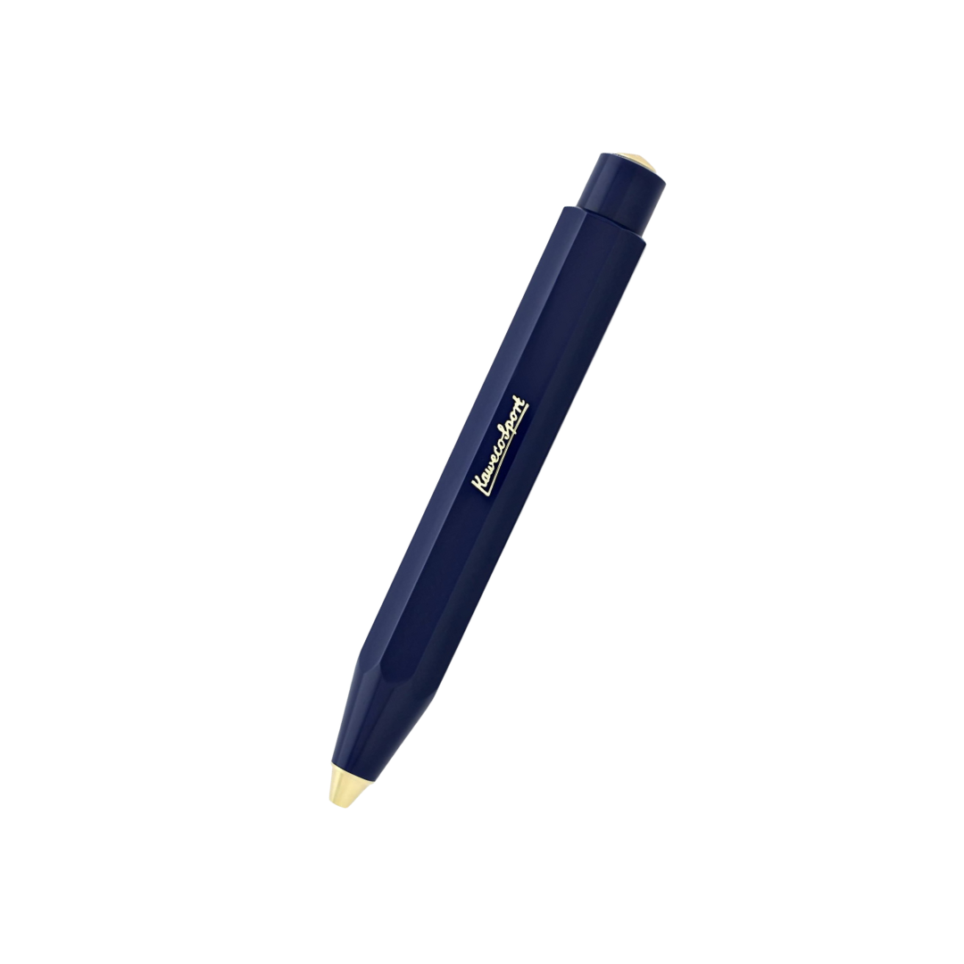 Kaweco Classic Sport Ballpoint Pen in Navy — Kaweco ballpoint pen — reliable smooth-writing everyday pen, at Cityluxe Singapore