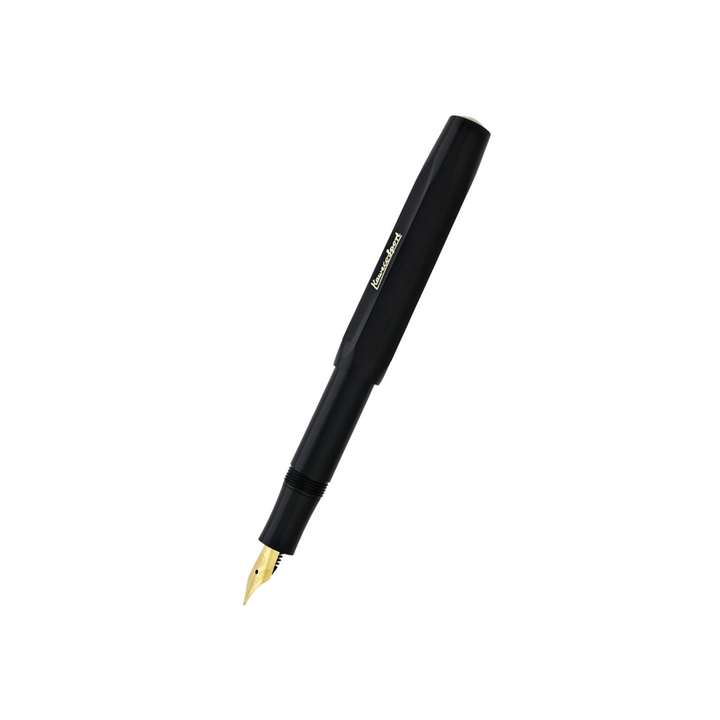 Kaweco Classic Sport Fountain Pen in Black — Kaweco fountain pen — precision nib writing instrument, at Cityluxe Singapore stationery store