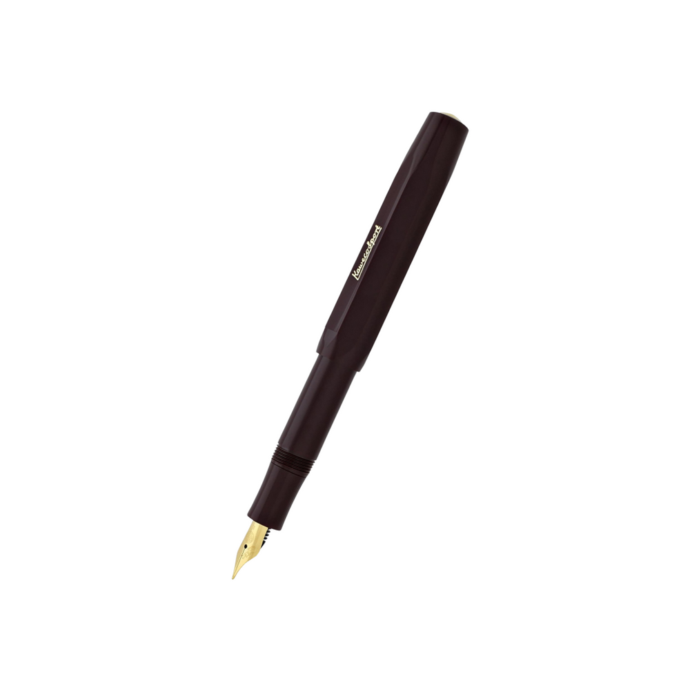 Kaweco Classic Sport Fountain Pen in Bordeaux — Kaweco fountain pen — precision nib writing instrument, at Cityluxe Singapore stationery store
