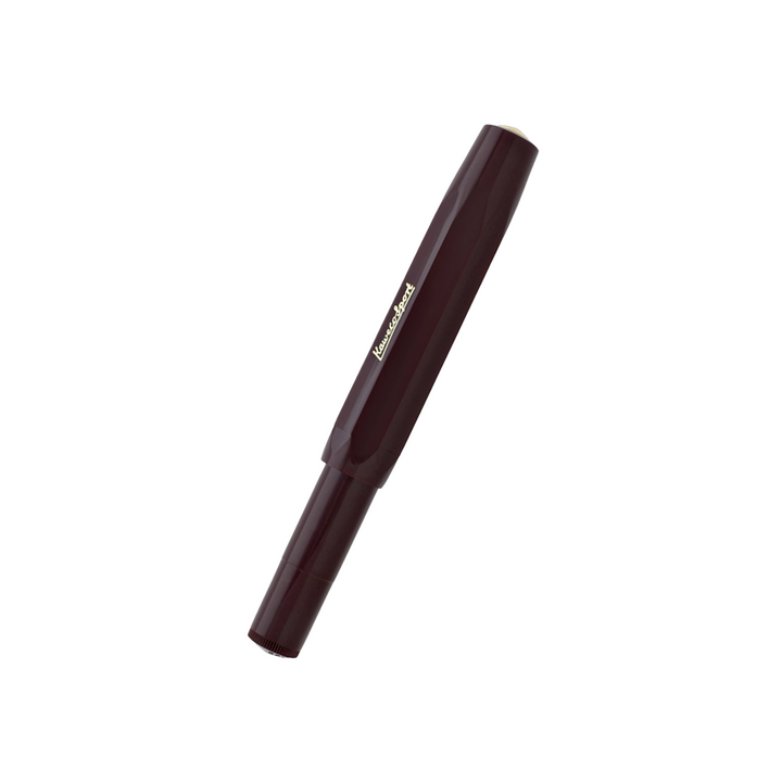 Kaweco Classic Sport Fountain Pen in Bordeaux — Kaweco fountain pen — precision nib writing instrument, at Cityluxe Singapore stationery store
