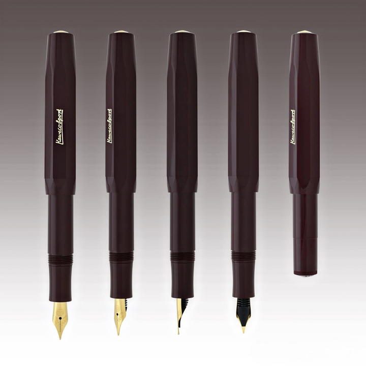 Kaweco Classic Sport Fountain Pen in Bordeaux — Kaweco fountain pen — precision nib writing instrument, at Cityluxe Singapore stationery store
