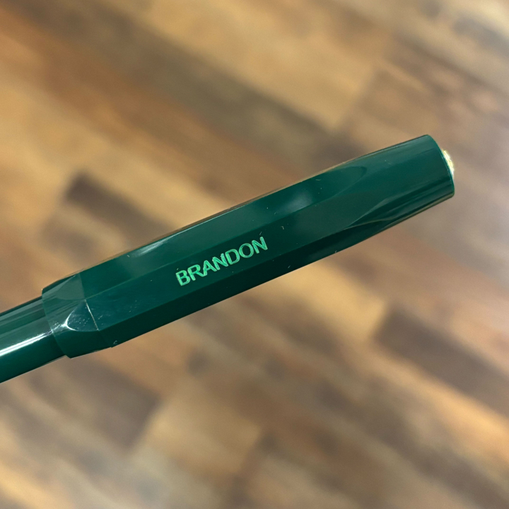 Kaweco Classic Sport Fountain Pen - Green — flat lay