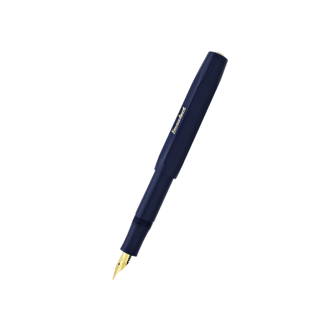 Kaweco Classic Sport Fountain Pen in Navy — Kaweco fountain pen — precision nib writing instrument, at Cityluxe Singapore stationery store