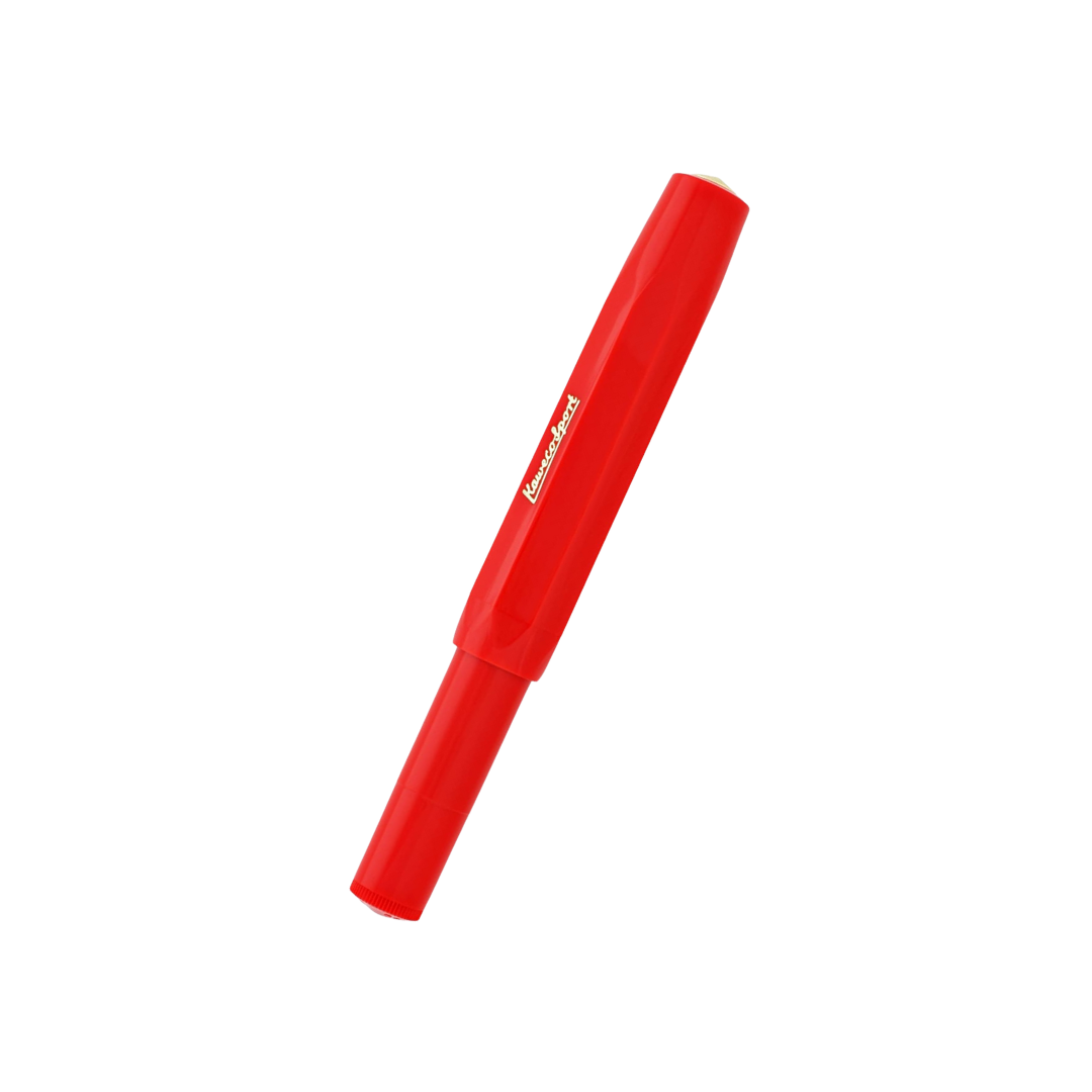 Kaweco Classic Sport Fountain Pen - Red — barrel detail