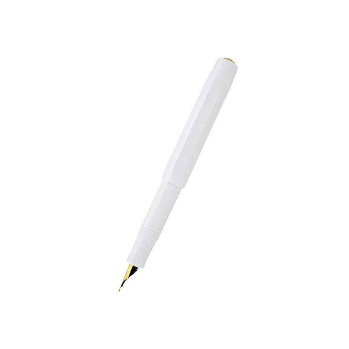 Kaweco Classic Sport Fountain Pen in White — Kaweco fountain pen — precision nib writing instrument, at Cityluxe Singapore stationery store