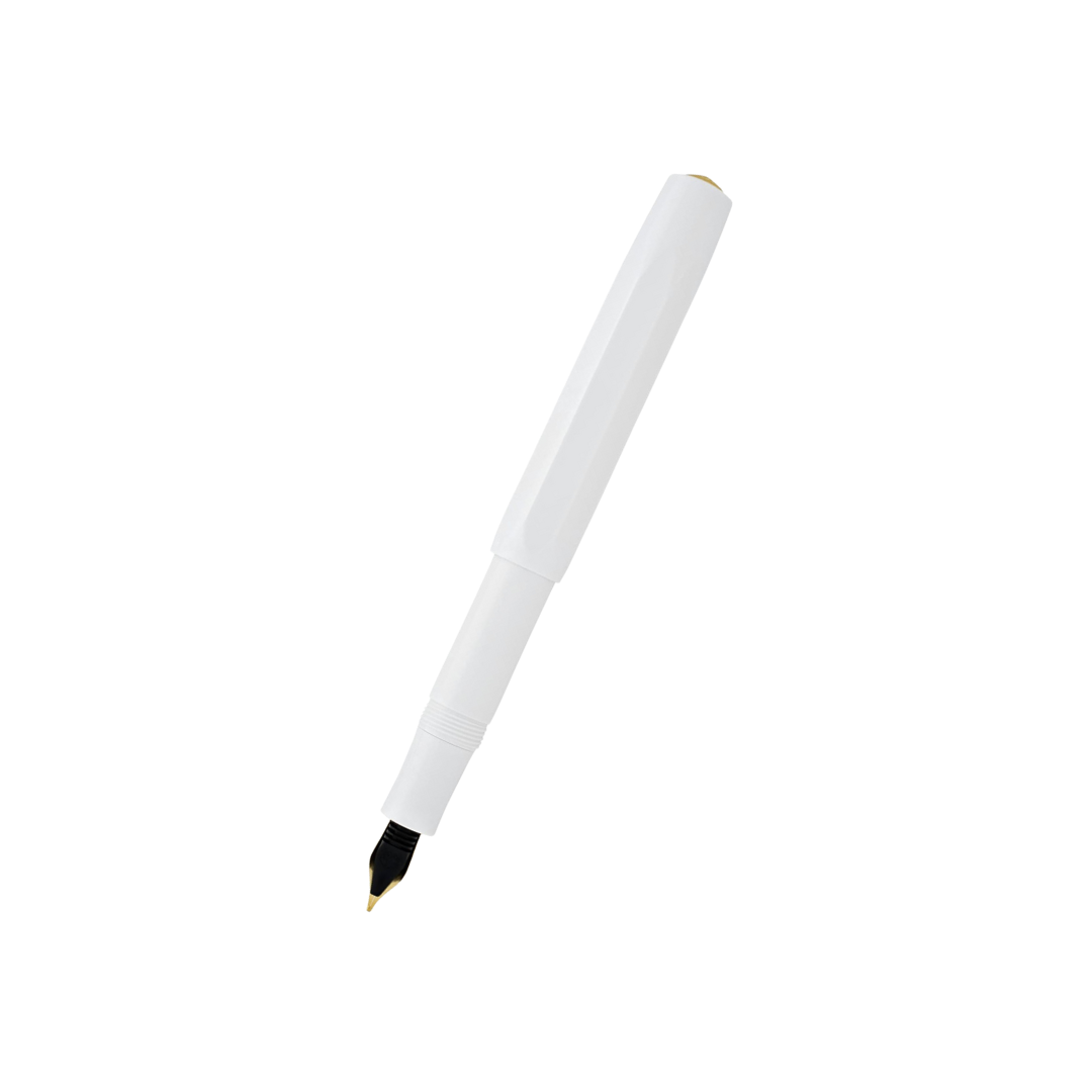 Kaweco Classic Sport Fountain Pen in White — Kaweco fountain pen — precision nib writing instrument, at Cityluxe Singapore stationery store