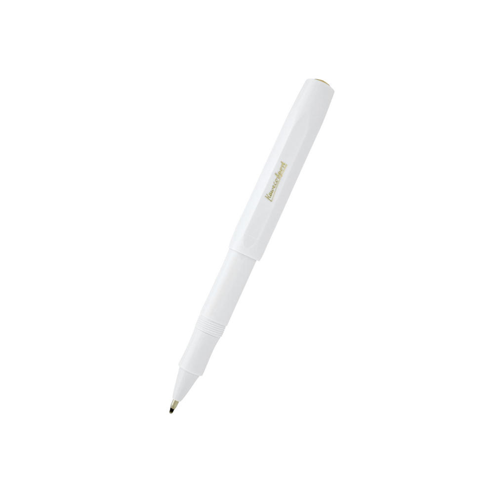 Kaweco Classic Sport Gel Roller Pen - White — side view