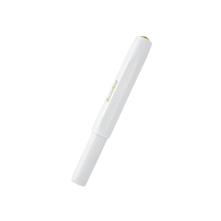 Kaweco Classic Sport Gel Roller Pen - White — with packaging
