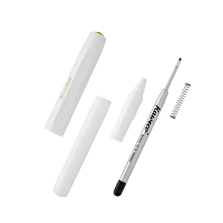 Kaweco Classic Sport Gel Roller Pen - White — in use