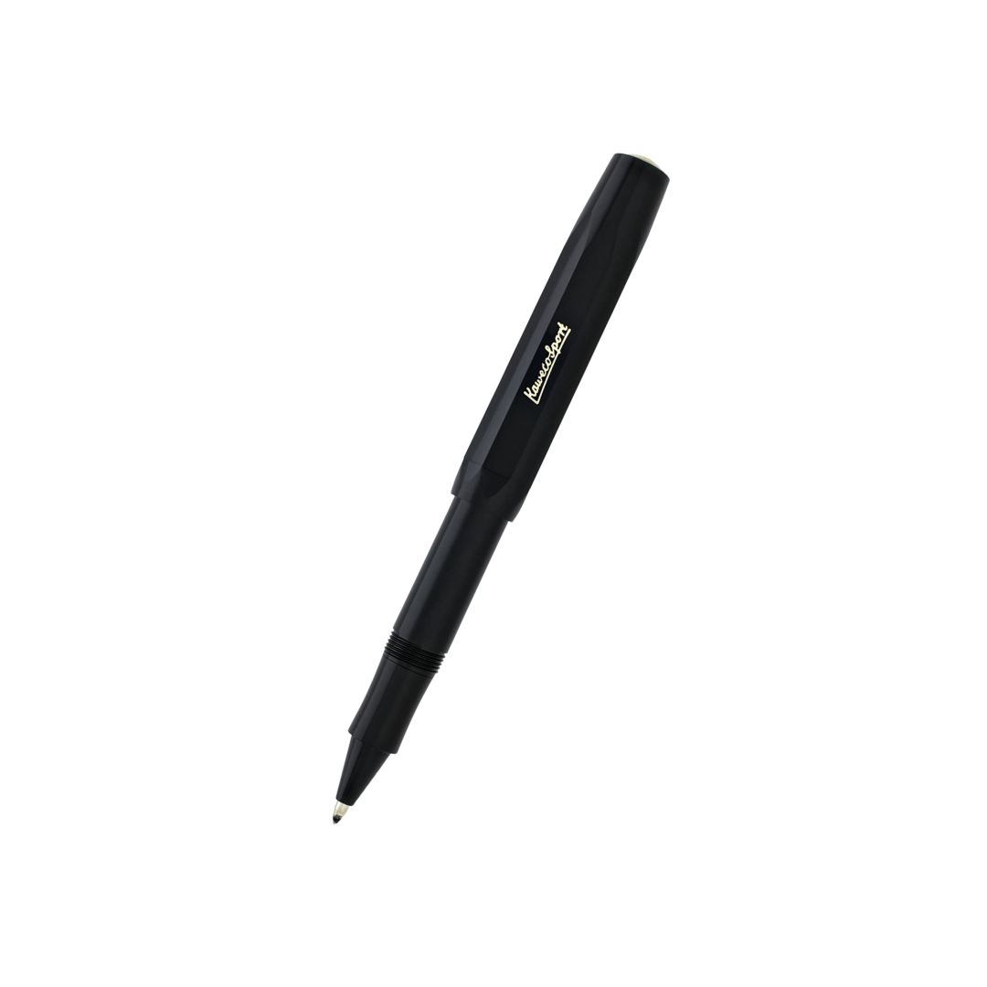 Kaweco Classic Sport Gel Rollerball Pen in Black — Kaweco rollerball pen — fluid gel ink writing instrument, at Cityluxe Singapore