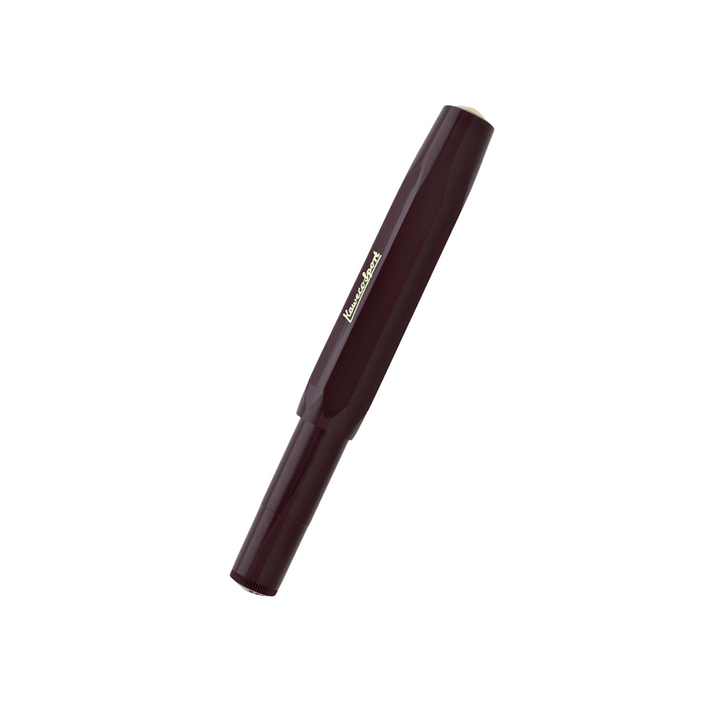 Kaweco Classic Sport Gel Roller Pen - Bordeaux — with packaging