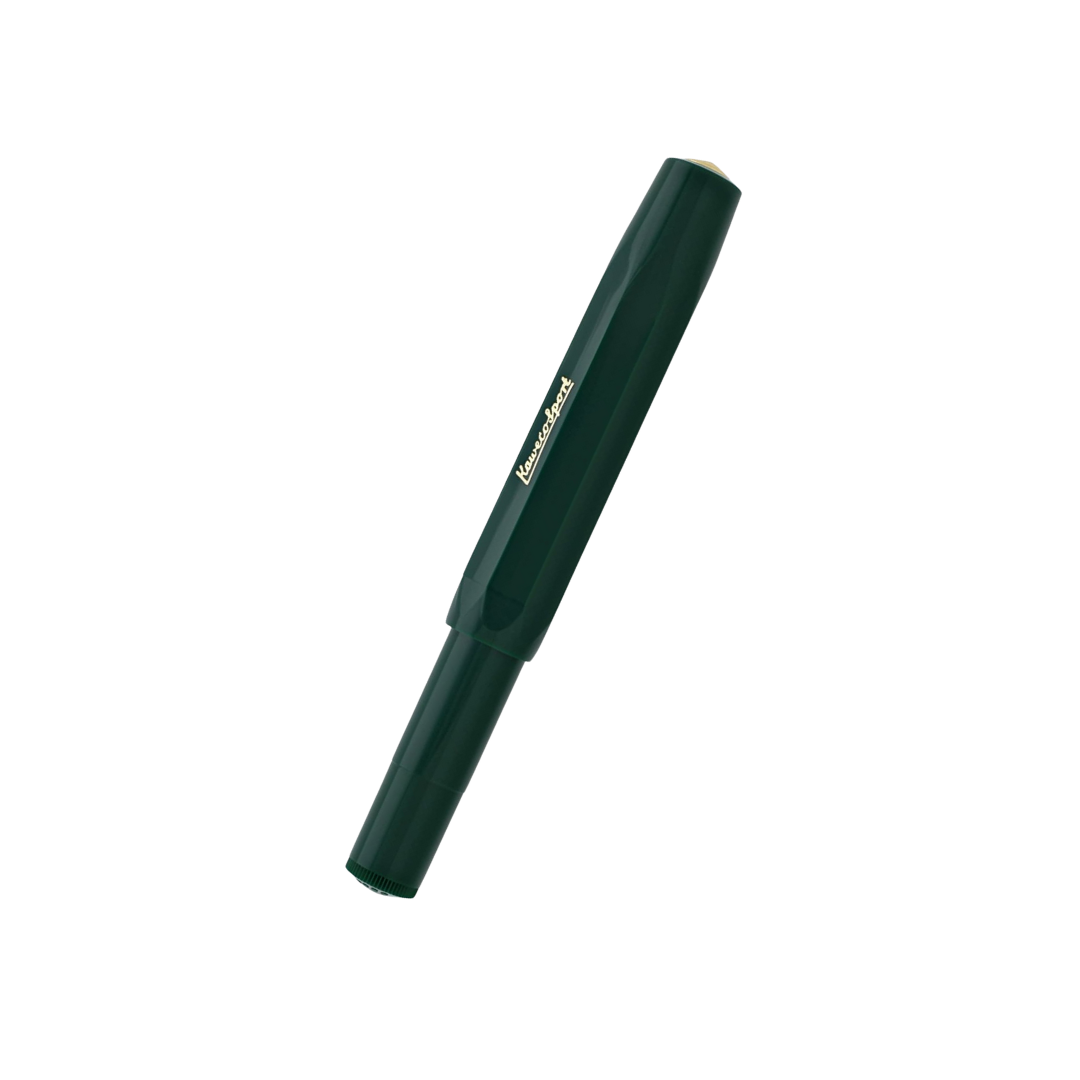 Kaweco Classic Sport Gel Roller Pen - Green — with packaging