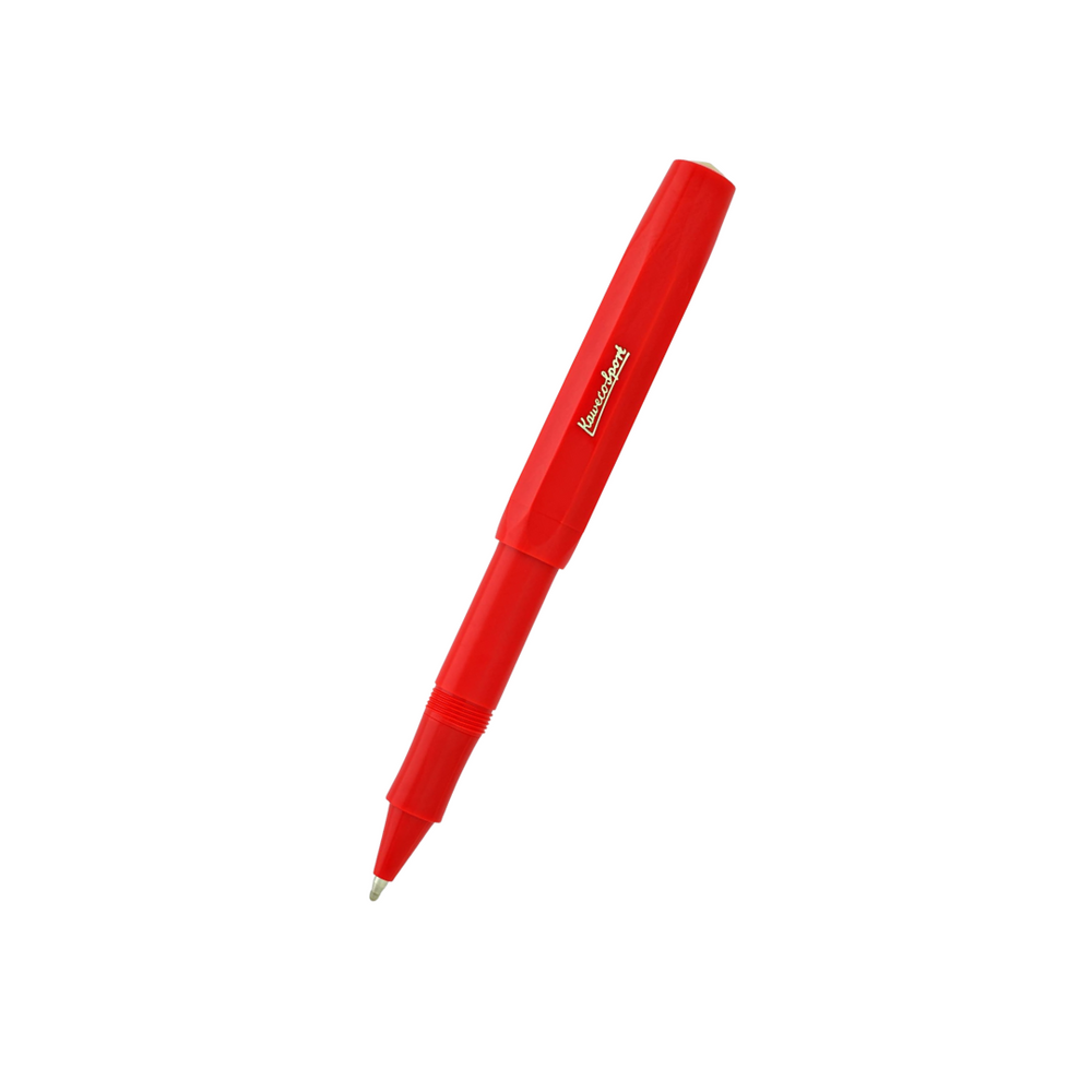 Kaweco Classic Sport Gel Roller Pen in Red — Kaweco rollerball pen — fluid gel ink writing instrument, at Cityluxe Singapore