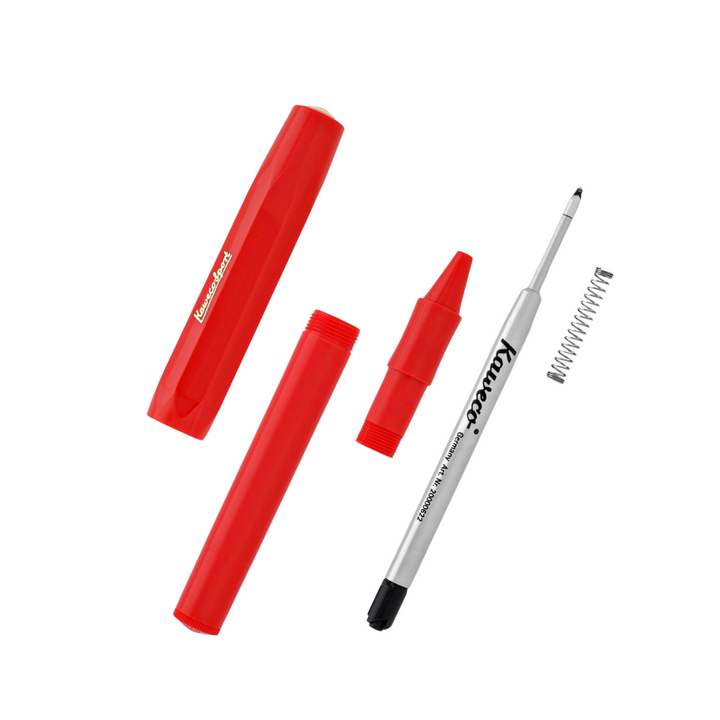Kaweco Classic Sport Gel Roller Pen in Red — Kaweco rollerball pen — fluid gel ink writing instrument, at Cityluxe Singapore