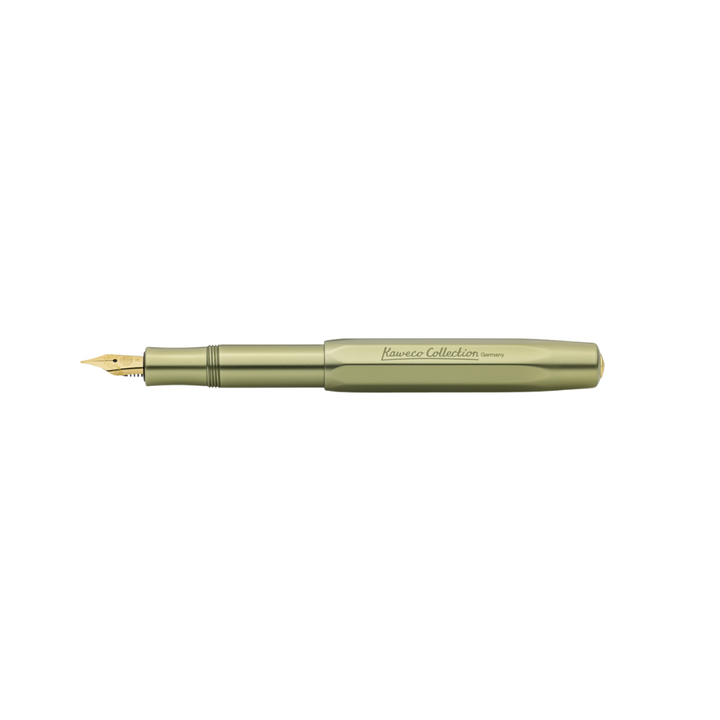 Kaweco Collection Fountain Pen - Olivine — with packaging