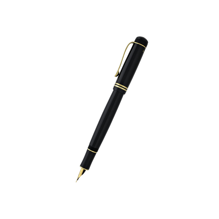 Kaweco DIA2 Fountain Pen - Black with Gold Trim — nib close-up