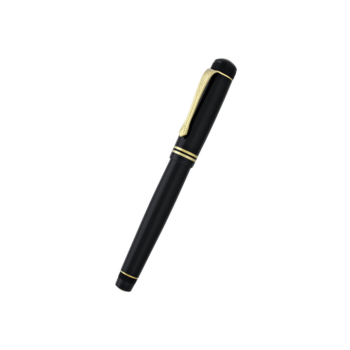Kaweco DIA2 Rollerball Pen - Black with Gold Trim — barrel detail
