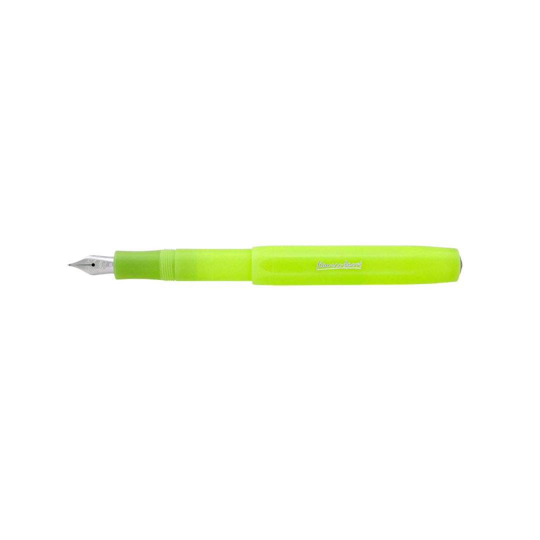Kaweco Frosted Sport Fountain Pen - Fine Lime — engraving example
