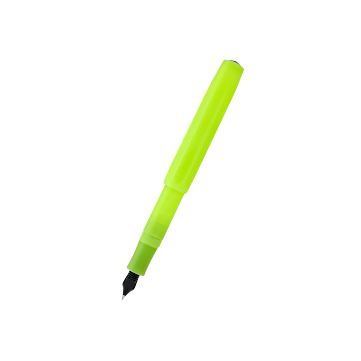 Kaweco Frosted Sport Fountain Pen - Fine Lime — with packaging