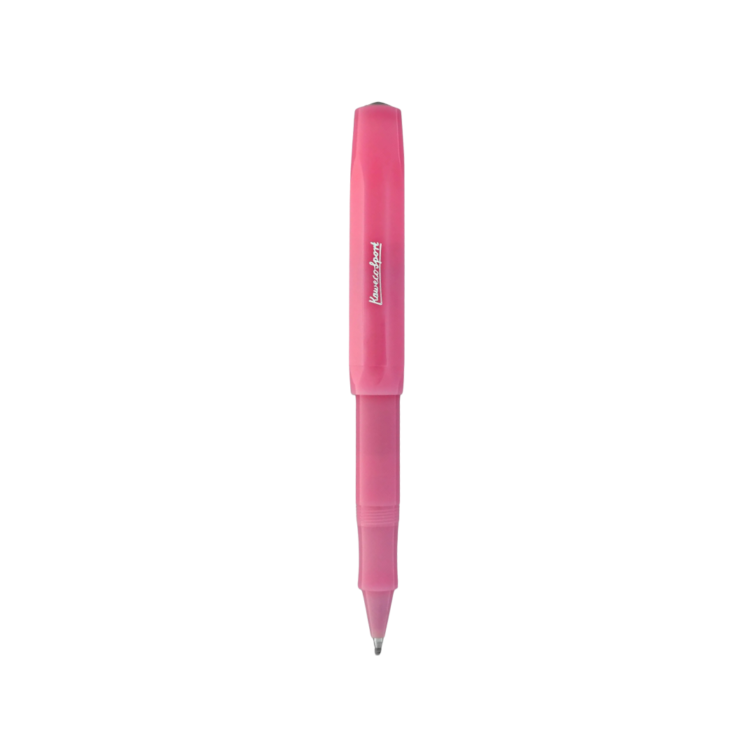 Kaweco Frosted Sport Gel Rollerball Pen - Blush Pitaya — with packaging