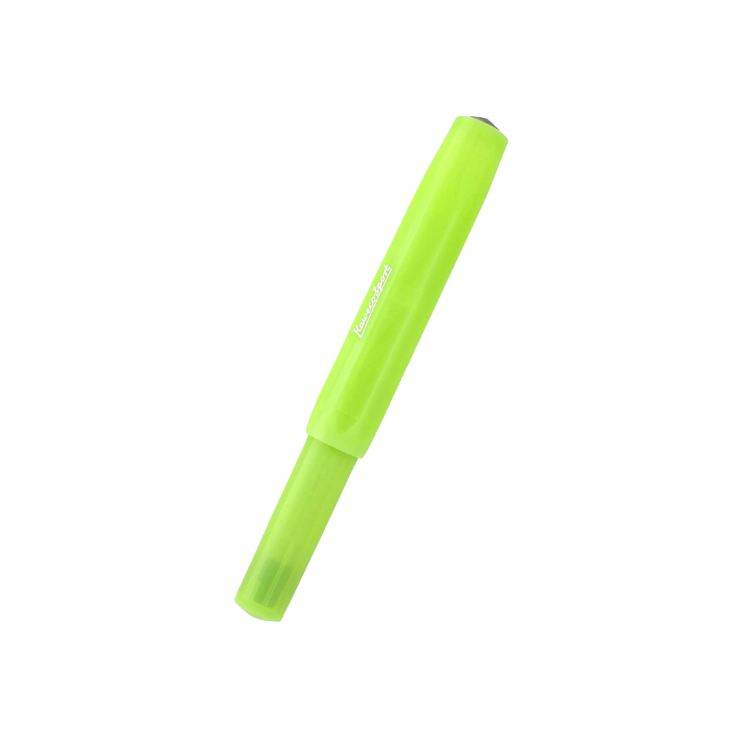 Kaweco Frosted Sport Gel Rollerball Pen - Fine Lime — tip detail