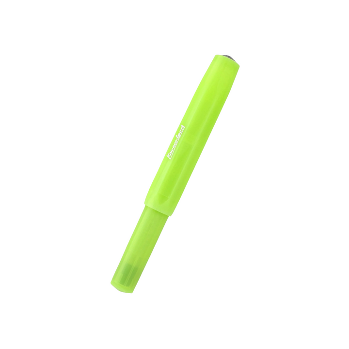 Kaweco Frosted Sport Gel Rollerball Pen - Fine Lime — tip detail