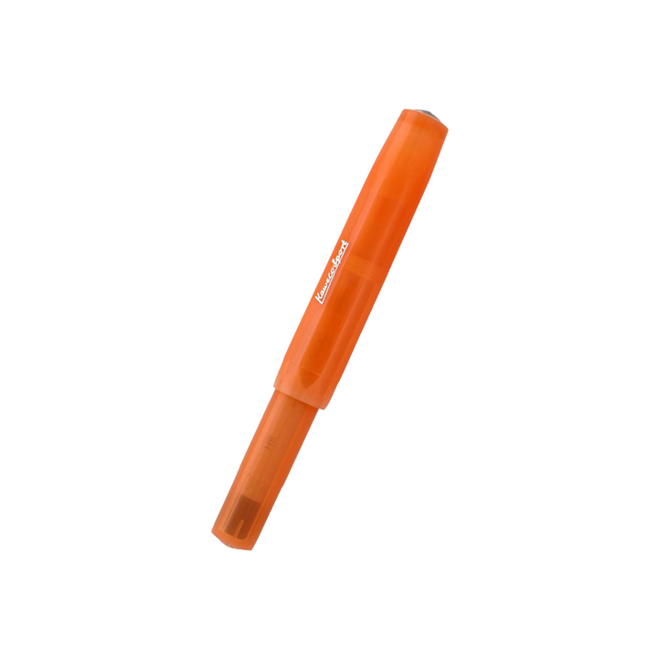 Kaweco Frosted Sport Gel Rollerball Pen - Soft Mandarin — tip detail